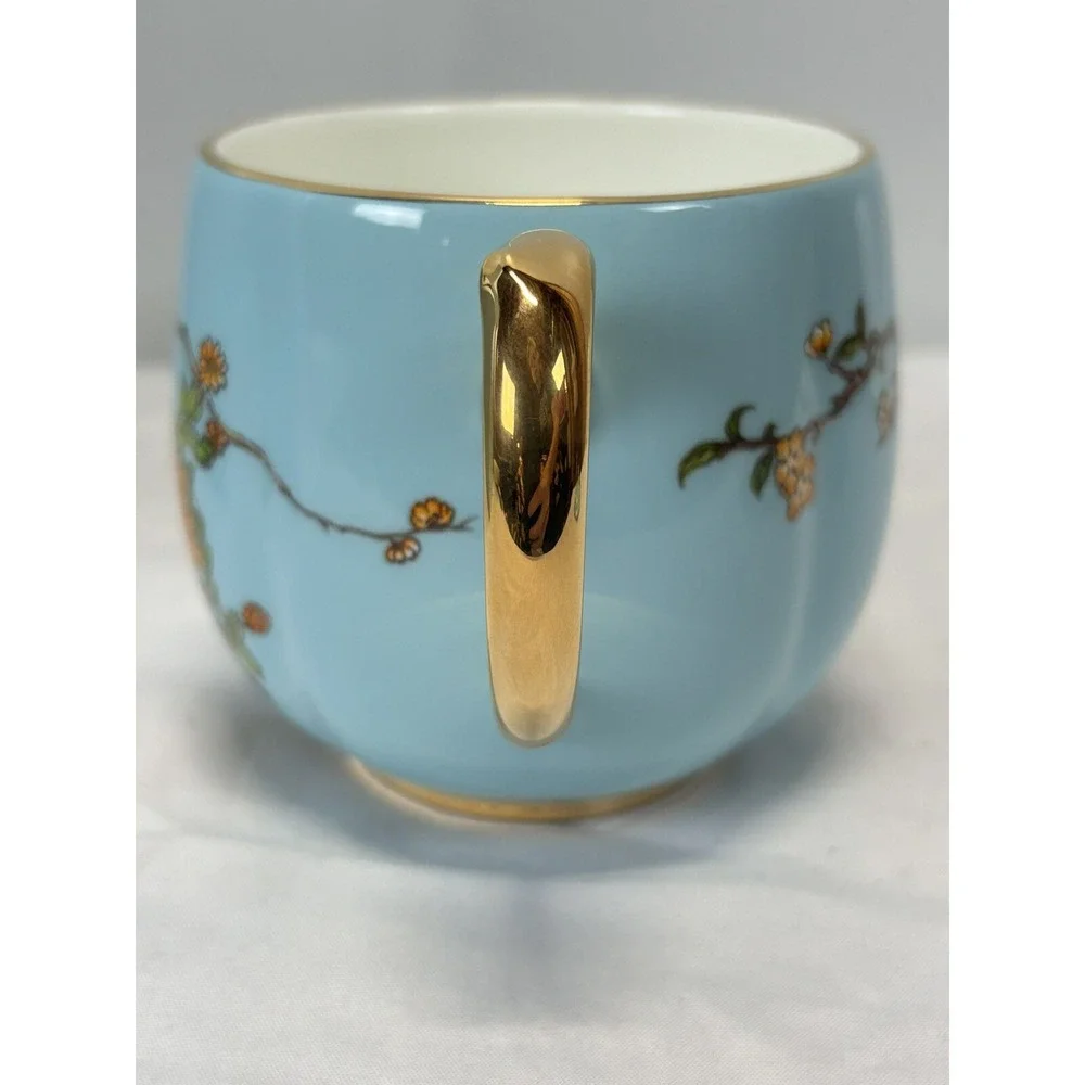 Lady Turquioa Bowlset from Banquet of G20 Summit 2016 4 Pc Tea Set Saucer Lid